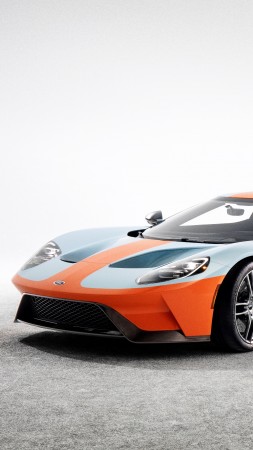 Ford GT Heritage Edition, 2019 Cars, supercar, 4K (vertical)