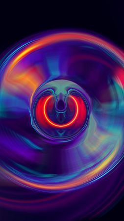 light, abstract, colorful, 5K (vertical)
