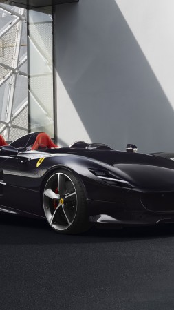 Ferrari Monza SP2, 2019 Cars, supercar, 5K (vertical)