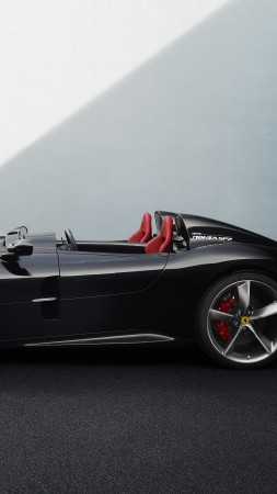 Ferrari Monza SP2, 2019 Cars, supercar, 4K (vertical)