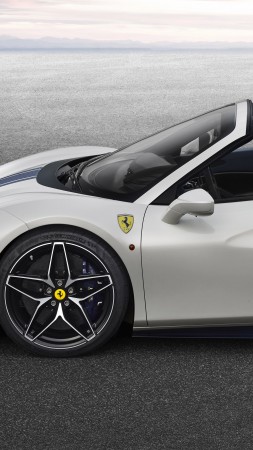 Ferrari 488 Pista Spider, 2019 Cars, supercar, 4K (vertical)