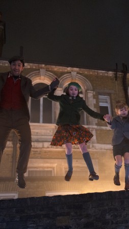 Mary Poppins Returns, Emily Blunt, Lin-Manuel Miranda, Ben Whishaw, 4K (vertical)