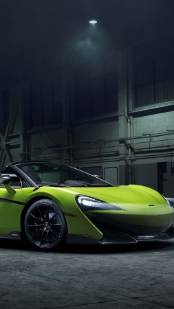 McLaren 600LT Spider, supercar, 2020 Cars (vertical)