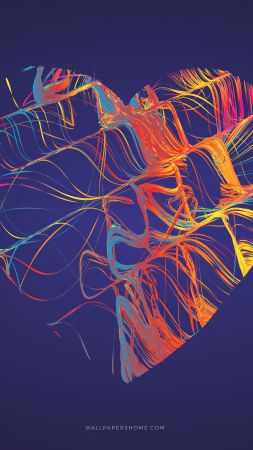 abstract, 3D, colorful, 8k (vertical)