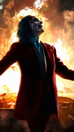 Joker, Joaquin Phoenix, poster, 4K (vertical)