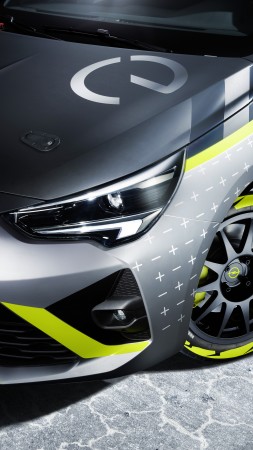 Opel Corsa-e Rally, electric cars, 2019 cars, 5K (vertical)