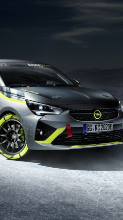 Opel Corsa-e Rally, electric cars, 2019 cars, 5K (vertical)