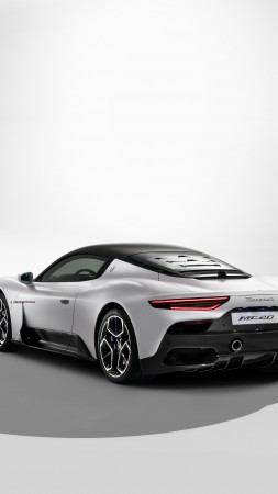 Maserati MC20, 2020 cars, luxury cars, 8K (vertical)