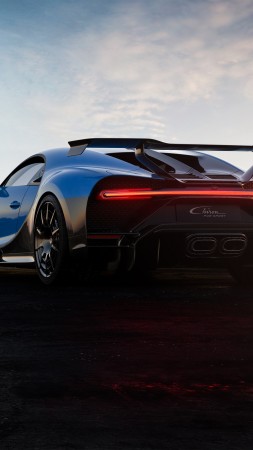Bugatti Chiron Pur Sport, 2020 cars, supercar, 4K (vertical)