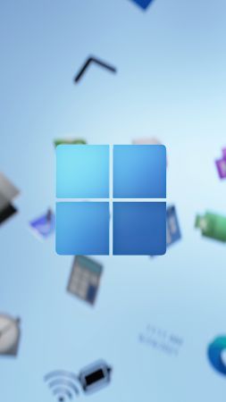 Windows 11, Microsoft, 4K (vertical)