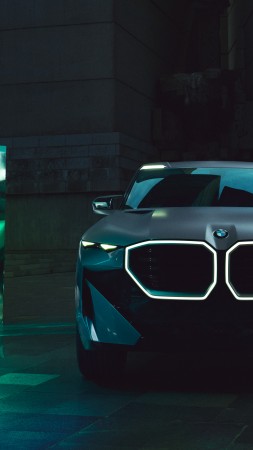 BMW XM, 2023 cars, SUV, electric cars, 8K (vertical)