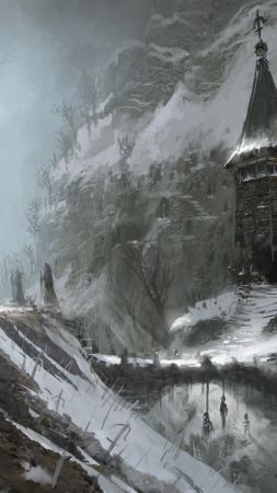 Diablo IV, artwork, 4K (vertical)