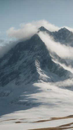 Windows 12, mountains, snow (vertical)