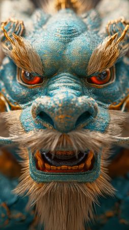 Dragon, angry, user avatar (vertical)