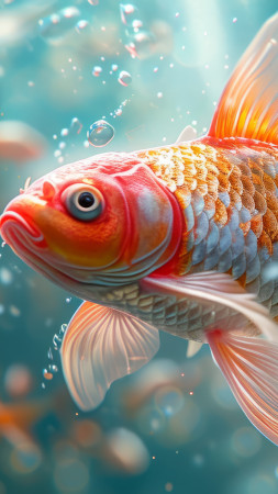 fish, underwater (vertical)