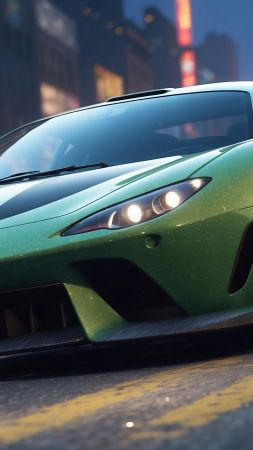 Lamborghini, green (vertical)
