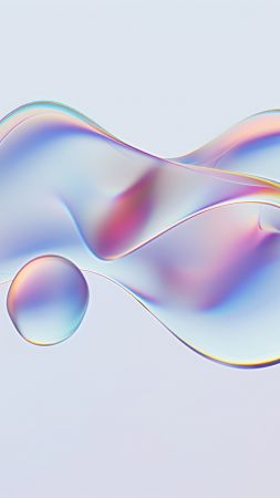 iPhone 16, water, bubbles, colorful, soap (vertical)