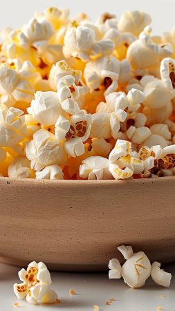 popcorn, white (vertical)