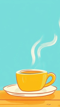 back to school wallpaper, coffee break, academic success, background for mobile wallpaper (vertical)