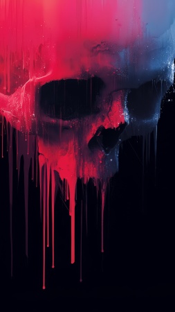 skull images wallpaper, spooky decor, gothic decorations, background for mobile wallpaper (vertical)