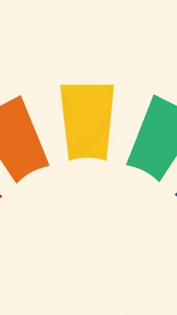 color palette wallpaper, simple aesthetic, minimalist aesthetic, background for mobile wallpaper (vertical)