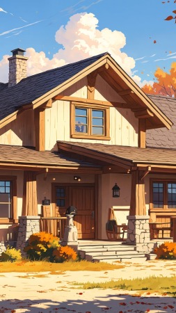 rustic farmhouse wallpaper, porch, front porch decor, background for mobile wallpaper (vertical)