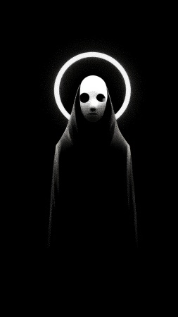 spooky decor wallpaper, vintage horror, gothic horror, background for mobile wallpaper (vertical)