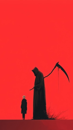 spooky art wallpaper, spooky vibes, spooky season, background for mobile wallpaper (vertical)