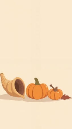 clipart wallpaper, thanksgiving graphics, seasonal clipart, background for mobile wallpaper (vertical)