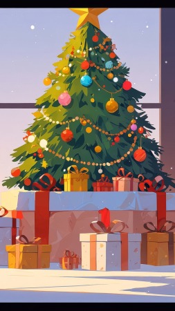 christmas gift wallpaper, xmas gift ideas, unique holiday gifts, background for mobile wallpaper (vertical)