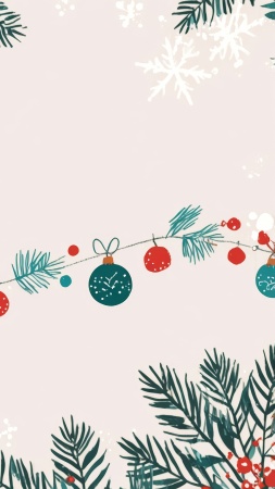 christmas wallpaper wallpaper, merry and bright, joyful designs, background for mobile wallpaper (vertical)