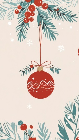 winter wonderland images wallpaper, snowflake patterns, new year celebration, background for mobile wallpaper (vertical)