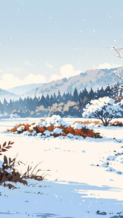 warm blankets wallpaper, snowy scenery, holiday festivities, background for mobile wallpaper (vertical)