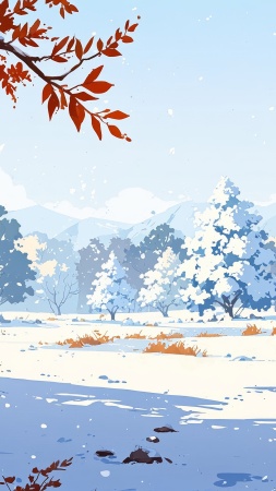 winter escape wallpaper, warm blankets, winter magic, background for mobile wallpaper (vertical)