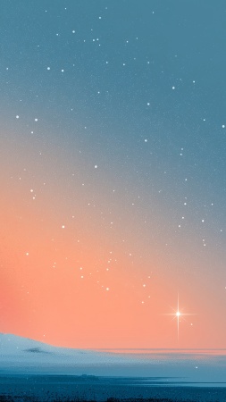 north star wallpaper, christmas spirit, cozy evenings, background for mobile wallpaper (vertical)