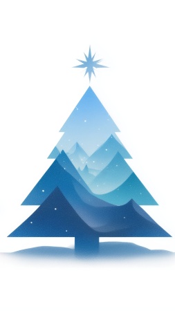 holiday tree wallpaper, modern christmas tree, christmas aesthetics, background for mobile wallpaper (vertical)