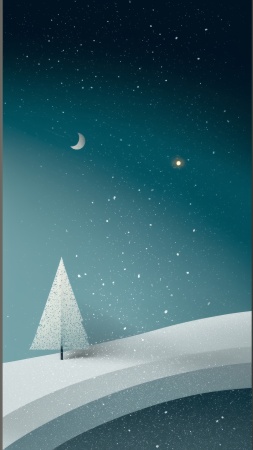 winter tree wallpaper, cold weather, 4k nature wallpaper, background for mobile wallpaper (vertical)