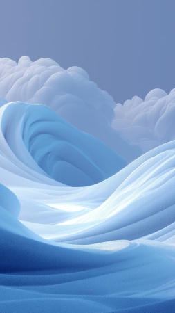 crystalline frost wallpaper, icy blue, crystalline structure, background for mobile wallpaper (vertical)