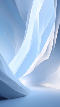 icy geometry wallpaper, minimal ice, cold aesthetics, background for mobile wallpaper (vertical)