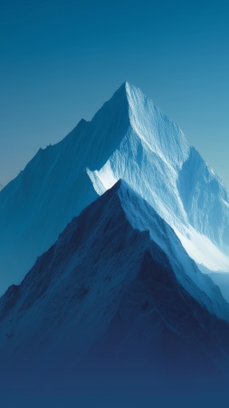 alpine abstract wallpaper, serene snow scene, icy terrain, background for mobile wallpaper (vertical)