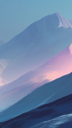 snowy mountains wallpaper, snowy terrain, mountainous region, background for mobile wallpaper (vertical)