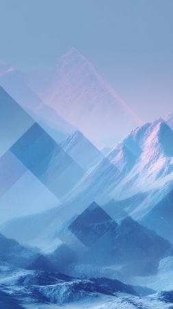 serene nature wallpaper, seasonal art, modern minimalism, background for mobile wallpaper (vertical)