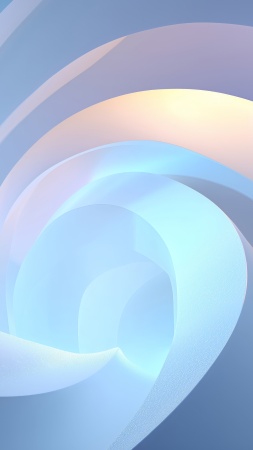 abstract winter wallpaper, fluid shapes, smooth gradient patterns, background for mobile wallpaper (vertical)