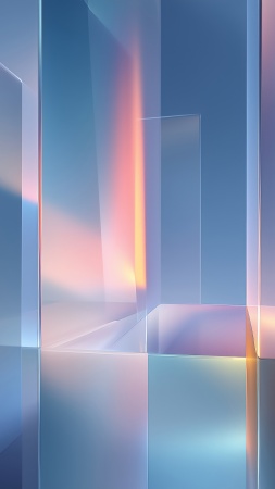 crystalline abstract wallpaper, faceted, colorful gradients, background for mobile wallpaper (vertical)