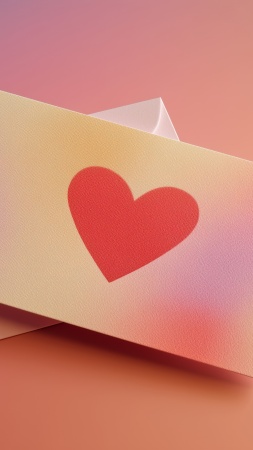 heartfelt message wallpaper, love note, romantic gift, background for mobile wallpaper (vertical)