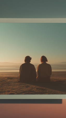 nostalgia wallpaper, emotional depth, poetic imagery, background for mobile wallpaper (vertical)