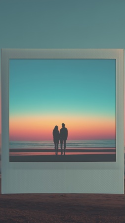 vintage vibe wallpaper, nostalgic images, dreamy, background for mobile wallpaper (vertical)