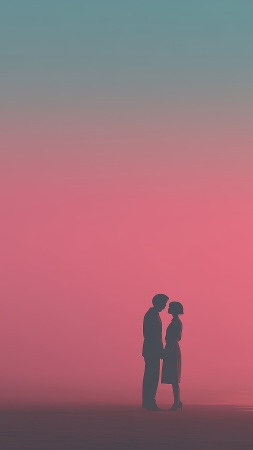 ocean backdrop wallpaper, pastel skies, coastal aesthetic, background for mobile wallpaper (vertical)