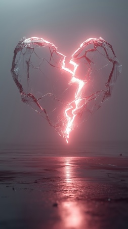 emotional pain wallpaper, love loss, rebellion, background for mobile wallpaper (vertical)