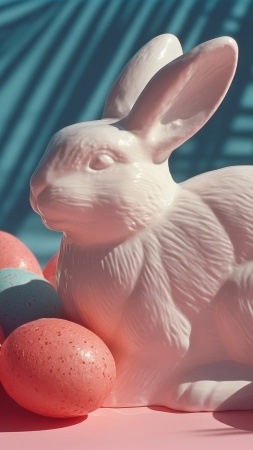 egg hunt wallpaper, festive ideas, bunny, background for mobile wallpaper (vertical)